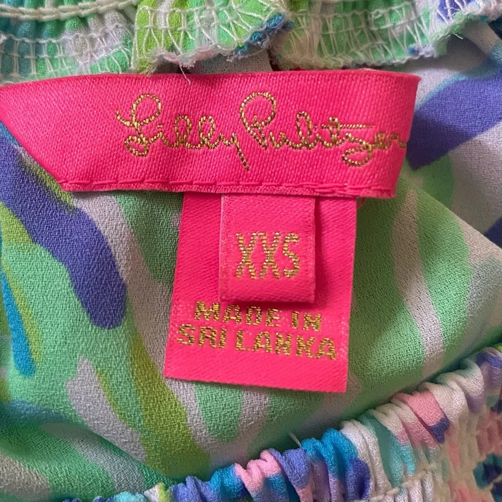 Lilly Pulitzer off the shoulder Maryellen top Shell of a party blouse